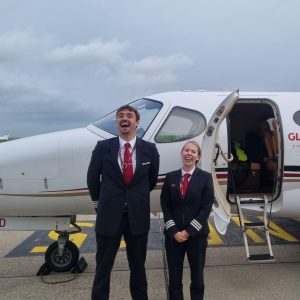 SkyAngels Air Ambulance + Globe Air Mustang